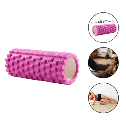 Массажный ролик с зубцами Gymnic 1003, розовый, 45 см