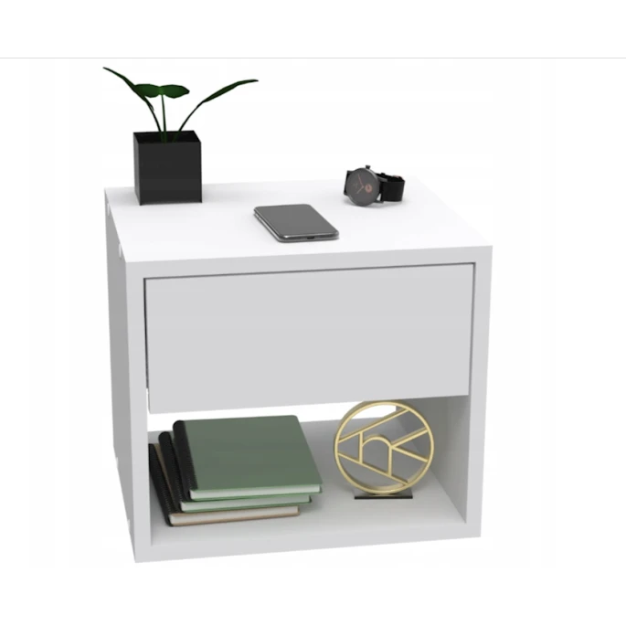 Тумба Ev Plus Loft 12115628, ЛДСП, белая, 35х35х40 см Тумба Ev Plus Loft 12115628, ЛДСП, белая, 35х35х40 см