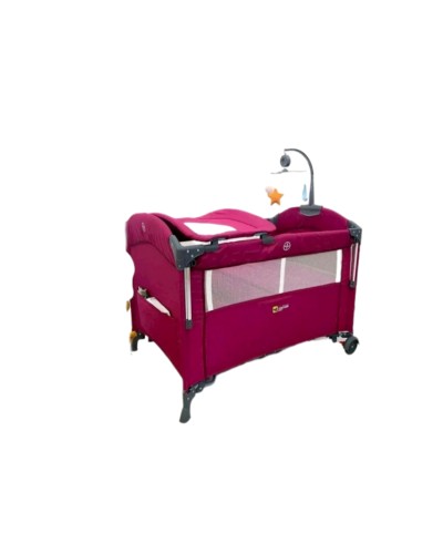 Manej-çarpayı Cool Baby 110x76x76, qırmızı