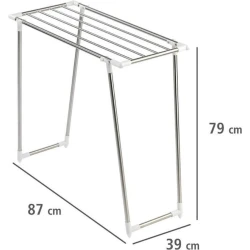 Сушилка для белья Wenko Profi Single нержавеющая сталь, 87x79x39 см, серебристая