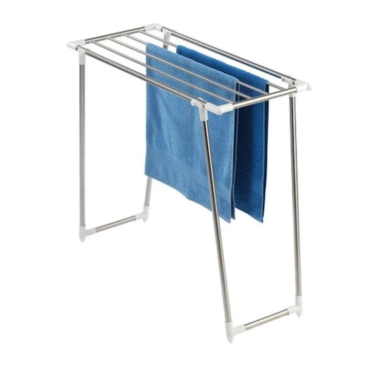 Сушилка для белья Wenko Profi Single нержавеющая сталь, 87x79x39 см, серебристая