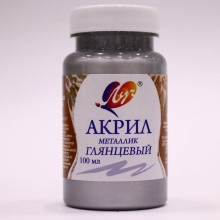 Akril boya Луч, gümüşü, 100 ml