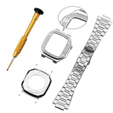 Qayış və çexol SW678 Apple Watch Ultra 41mm üçün Silver