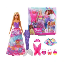 Игровой набор Barbie Dreamtopia Волшебное превращение, с аксессуарами, пластик