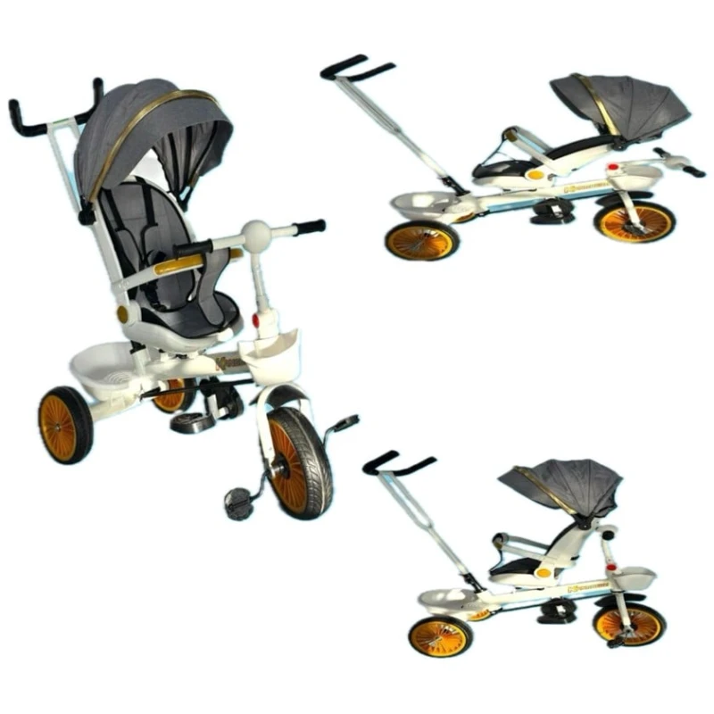 Трехколесный велосипед BB-229, серый