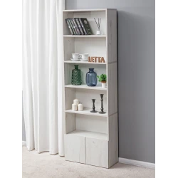 Стеллаж Letta Stvorki Dub White, 181х24х60 см, ЛДСП, белый