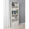 Стеллаж Letta Stvorki Dub White, 181х24х60 см, ЛДСП, белый Стеллаж Letta Stvorki Dub White, 181х24х60 см, ЛДСП, белый