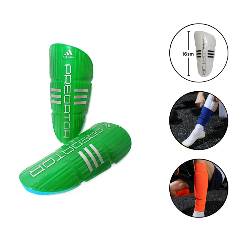 Комплект щитков Shin Guard 3090 Predator, 16 см, зеленый