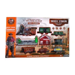Oyun dəsti West Train , 6 yaş, plastik, 134x74 sm, 19 hissə