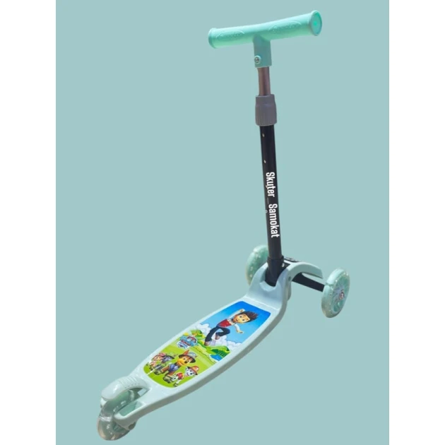Samokat Paw patrol 1-5 yaş işiqli tekerler 6191_2937