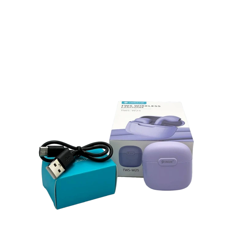 Беспроводные наушники Celebrat TWS-W25 Violet