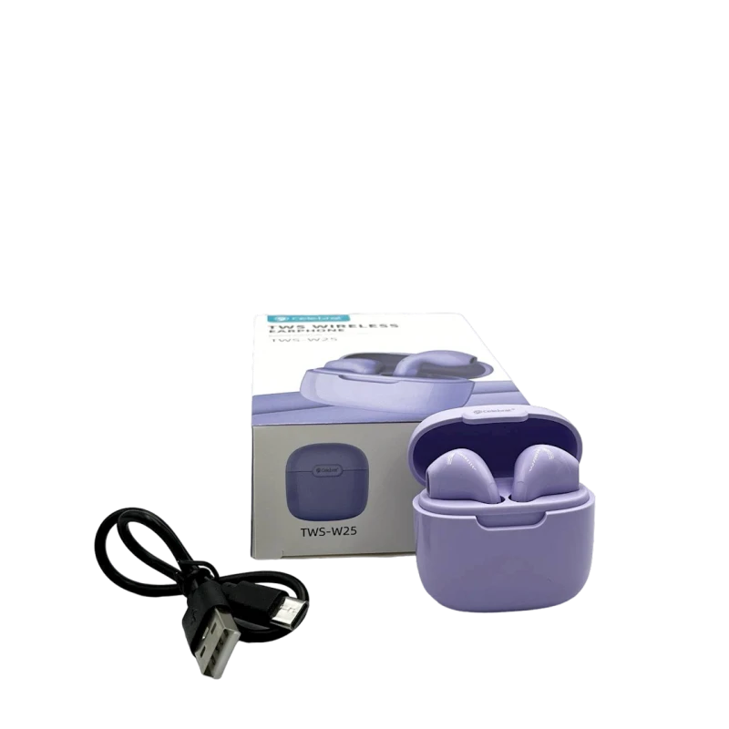 Беспроводные наушники Celebrat TWS-W25 Violet