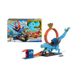 Автотрек Hot Wheels City T-Rex Chomp Down HKX42