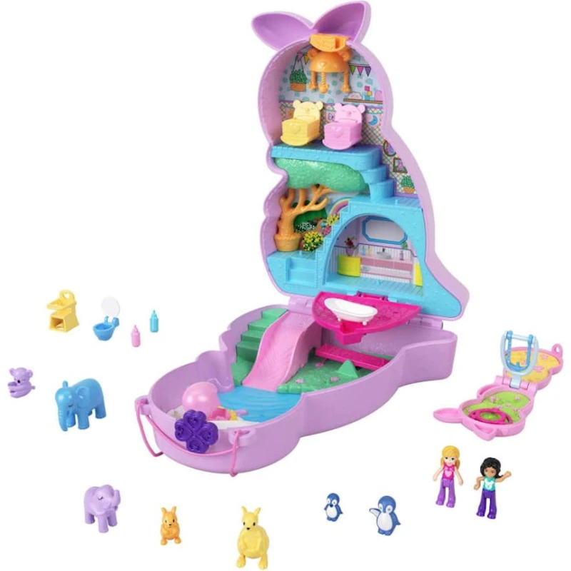 Fiqur dəsti Polly Pocket Mama and Joey Kangaroo Bag Fiqur dəsti Polly Pocket Mama and Joey Kangaroo Bag