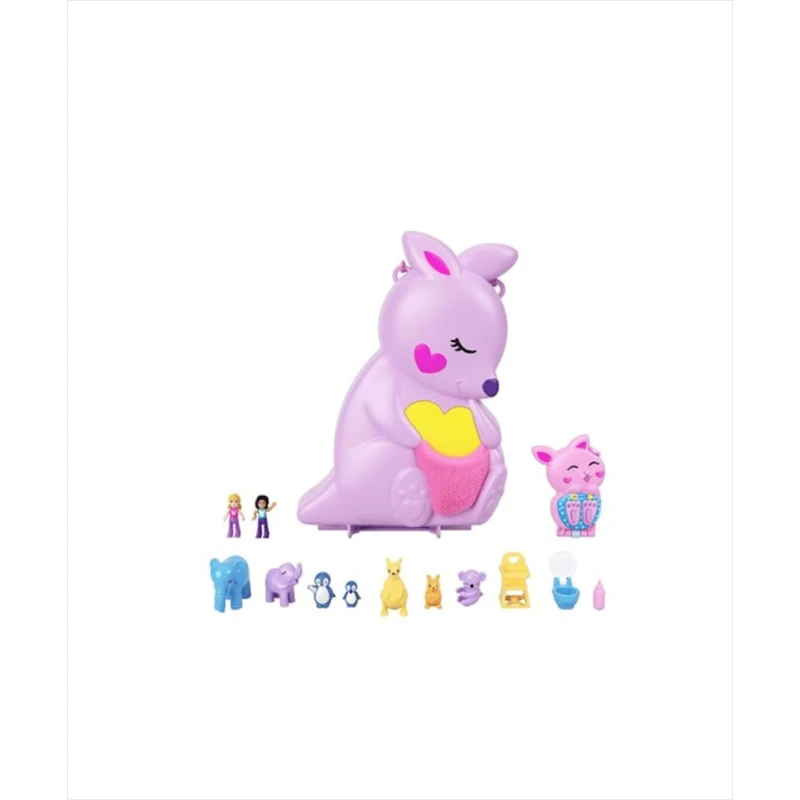 Fiqur dəsti Polly Pocket Mama and Joey Kangaroo Bag Fiqur dəsti Polly Pocket Mama and Joey Kangaroo Bag
