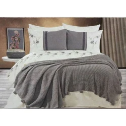 Yataq dəsti Capital Home SHA-00003220, ikinəfərlik, rəngbərəng, yorğan 200x240 sm, yorğan üzü 200x220 sm, mələfə 240x260 sm, yastıq üzü 50x70 sm/4 əd