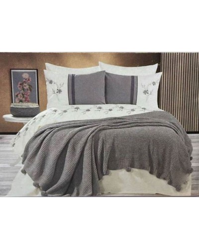 Yataq dəsti Capital Home SHA-00003220, ikinəfərlik, rəngbərəng, yorğan 200x240 sm, yorğan üzü 200x220 sm, mələfə 240x260 sm, yastıq üzü 50x70 sm/4 əd