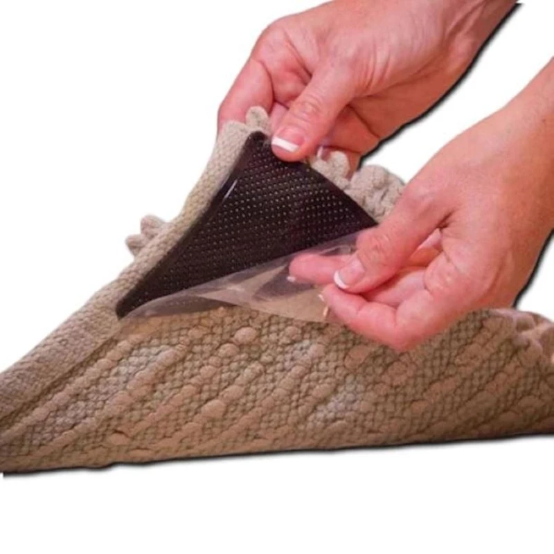 Набор фиксаторов для ковра 5-313, 8 шт, черный