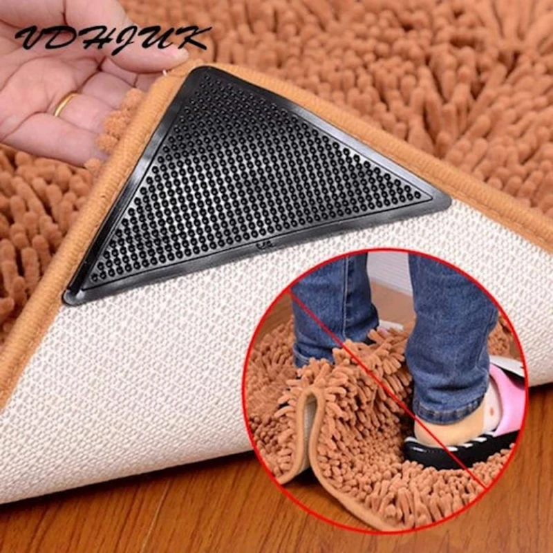 Набор фиксаторов для ковра 5-313, 8 шт, черный