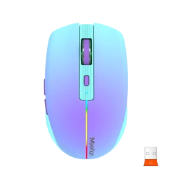 Мышь Meetion BTM002 BT+Wireless, Purple