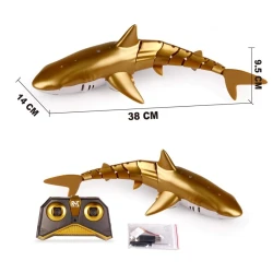 Radio ilə idarə olunan köpəkbalığı UGUR007T05, 38 sm, 6 yaşdan, qızılı