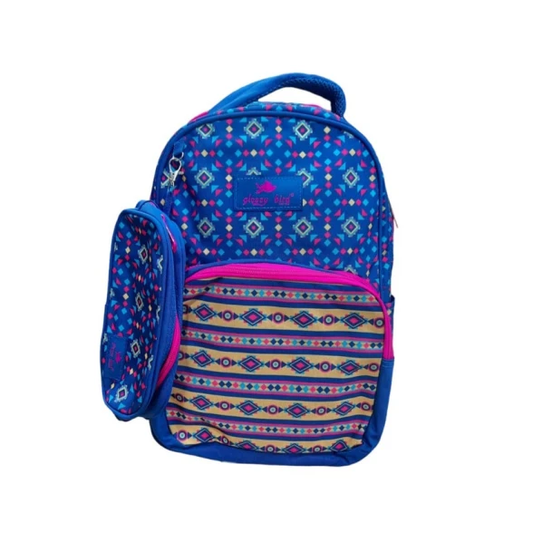 Набор Glossy Bird GB2595P-V, рюкзак, мини-сумка и пенал, фиолетовый, 40x28 см