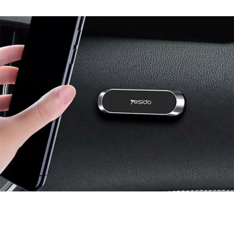Магнитный держатель для телефона Yesido C55 Black/Silver Магнитный держатель для телефона Yesido C55 Black/Silver