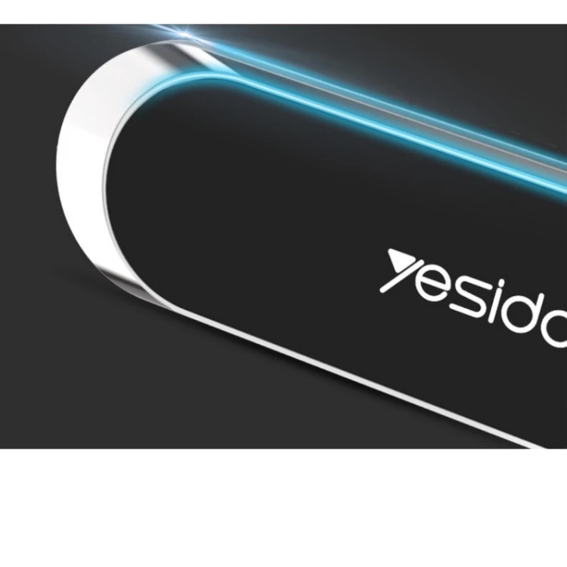 Магнитный держатель для телефона Yesido C55 Black/Silver Магнитный держатель для телефона Yesido C55 Black/Silver