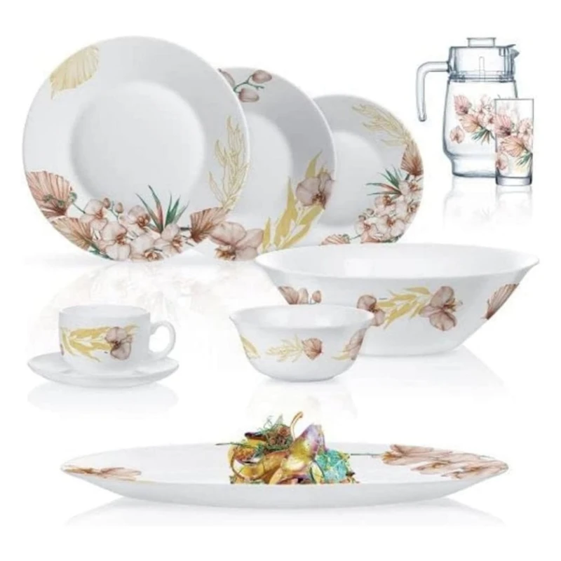 Сервиз обеденный Luminarc Opalware Essence Florosa, 46 предметов
