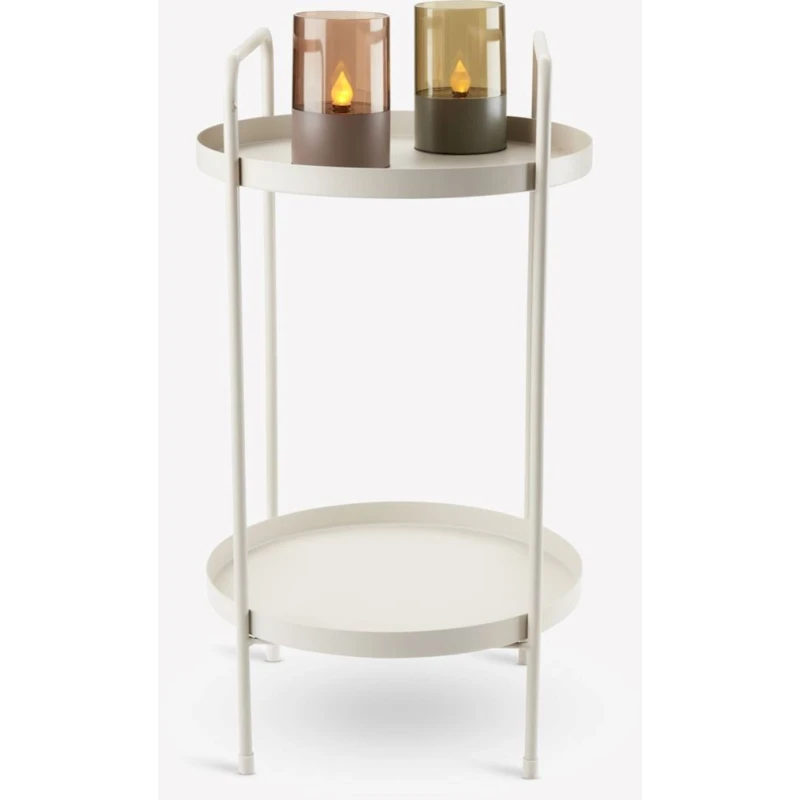 Подставка для растений JYSK Havlire, 30x50 см, бежевая Подставка для растений JYSK Havlire, 30x50 см, бежевая