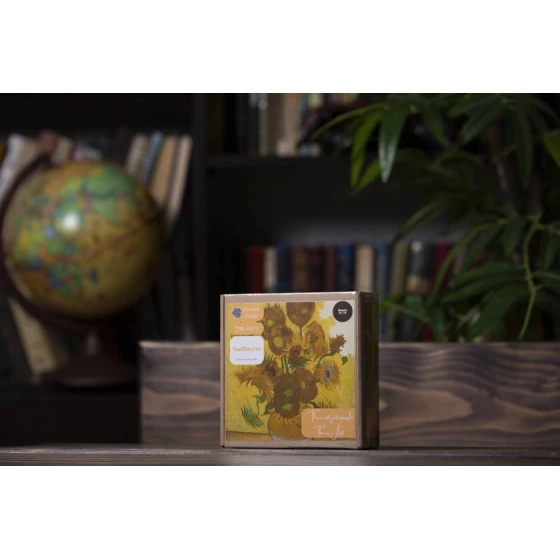 Пазл SmartWood Vincent Van Gogh Vase With Fifteen Sunflowers, 15x15x5 см, 250 элементов