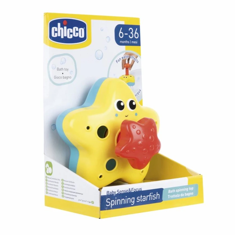Hamam oyuncağı Chicco Starfish, 6+ ay, plastik