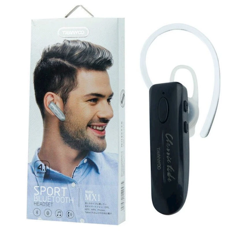 Односторонняя гарнитура Tranyoo MX1 Black Односторонняя гарнитура Tranyoo MX1 Black