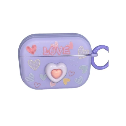 Чехол для наушников Love Purple Apple Airpods Pro 0305465985653