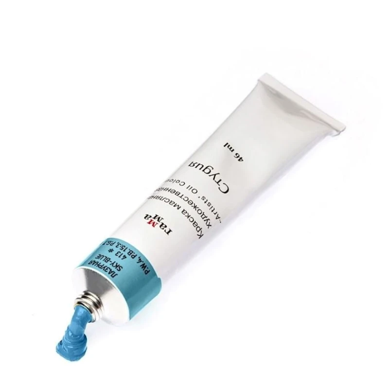 Масляная краска Гамма Студия Sky-blue 413, 46 мл Масляная краска Гамма Студия Sky-blue 413, 46 мл