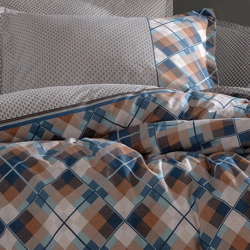 Yataq dəsti Yataş Brice XL yorğan üzü 240x220 sm, mələfə 280x240 sm, yastıq üzü 50x70, ikinəfərlik,rəngbərəng