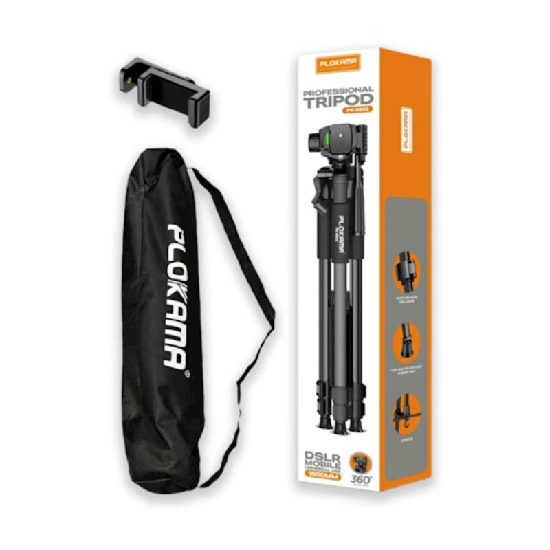 Tripod Plokama PK-9950 Black Tripod Plokama PK-9950 Black