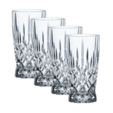 Alkoqolsuz içkilər üçün stəkan dəsti Nachtmann, 4 əd, 350 ml, büllur, şəffaf