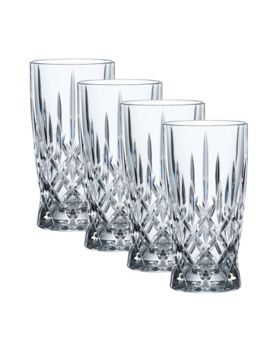 Alkoqolsuz içkilər üçün stəkan dəsti Nachtmann, 4 əd, 350 ml, büllur, şəffaf