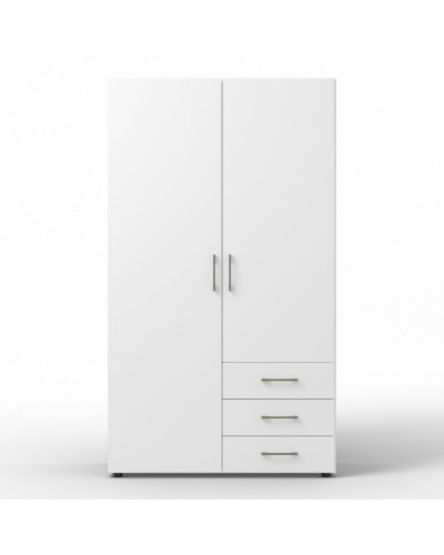 Şkaf Art Mebel Art-60-9, LDSP, ağ, 50x60x210 sm