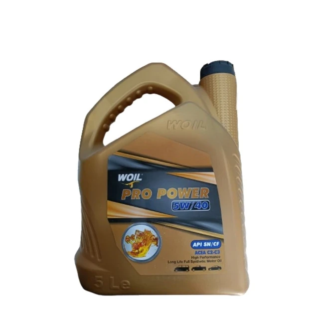 Моторное масло Woil Pro Power 5W-40, 5 л Моторное масло Woil Pro Power 5W-40, 5 л