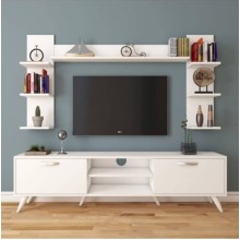 TV üçün tumba 023, LDSP, ağ