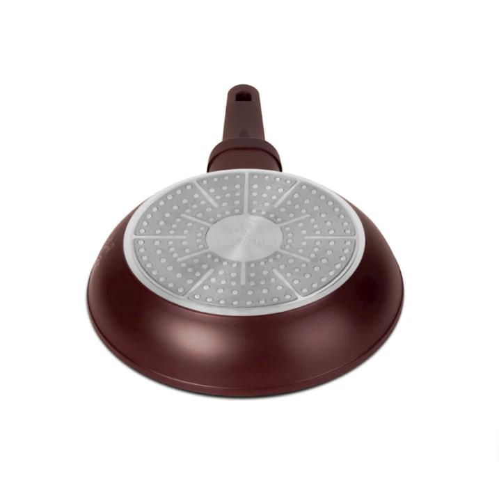 Набор сковородок Berlinger Haus Leonardo Collection BH-8049, 3 шт, 20/24/28 см, алюминий, бордовый