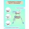 Стульчик для кормления NINO Moon, синий Стульчик для кормления NINO Moon, синий