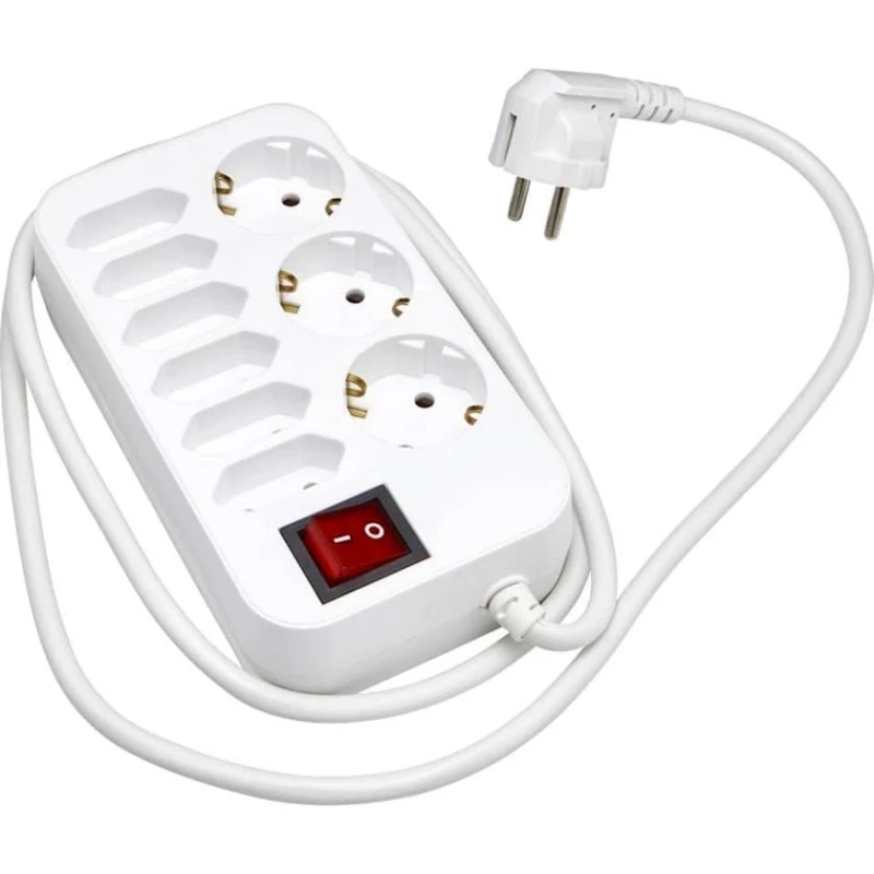 Удлинитель Ideen Welt 1.45 м, 9-розеточный (4305615878720)