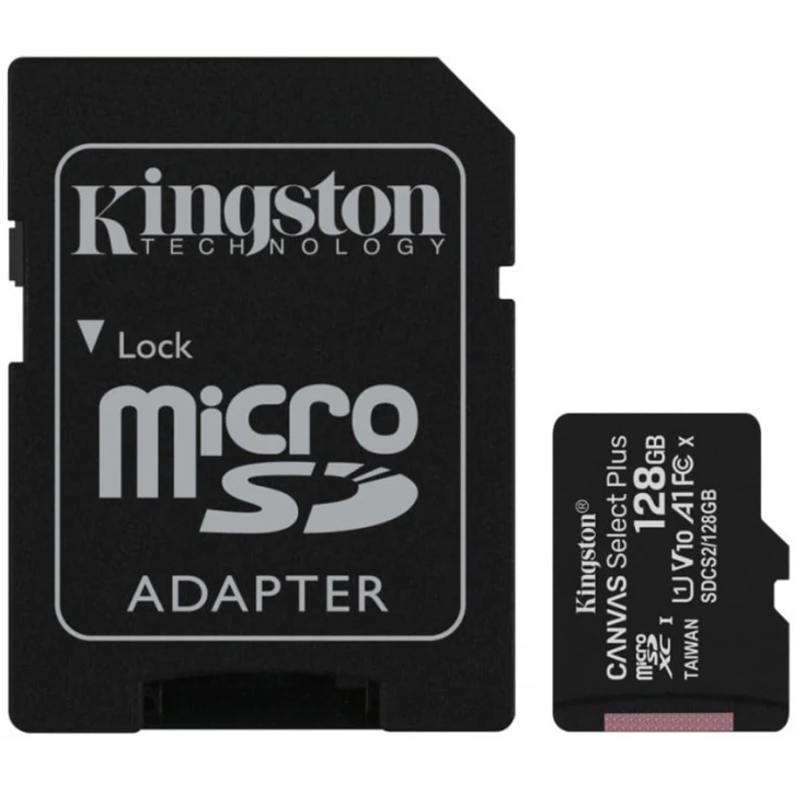 Карта памяти Kingston Canvas Select Plus 128GB microSDXC Class 10 Карта памяти Kingston Canvas Select Plus 128GB microSDXC Class 10