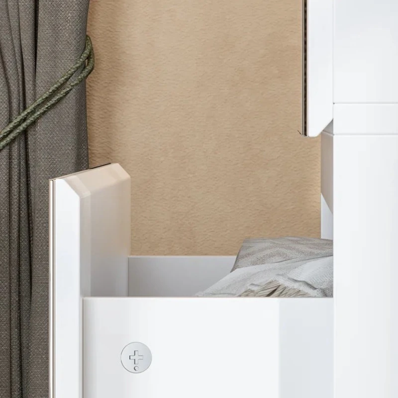 Шкаф Art Mebel Art-80-14, ЛДСП, белый, 50х80х210 см Шкаф Art Mebel Art-80-14, ЛДСП, белый, 50х80х210 см