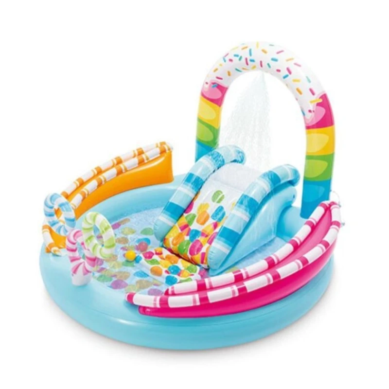 Надувной бассейн Intex H57225588144, 170x168x122 см, 165 л, разноцветный