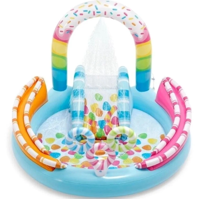Надувной бассейн Intex H57225588144, 170x168x122 см, 165 л, разноцветный