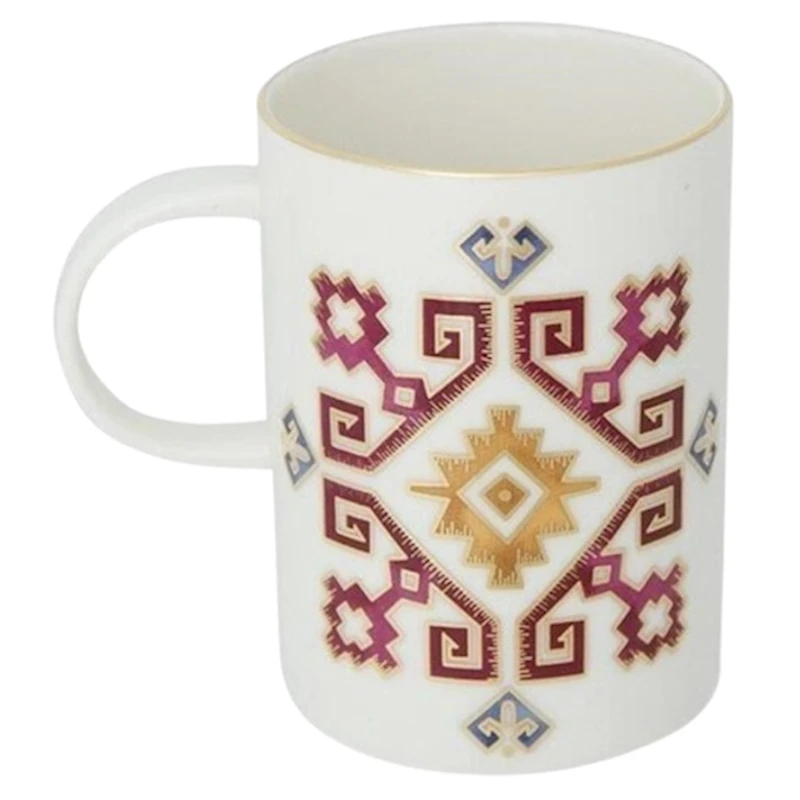 Krujka Porland Arabesque, farfor, ağ, 320 ml